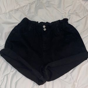 Open road denim paperbag shorts